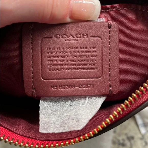 Coach Crossgrain Mini Rowan File Crossbody Bag NWT - Picture 10 of 13